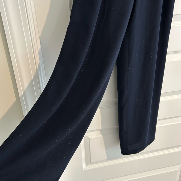 Talbots Vintage Sparkly Dress Pants Blue Size 4 - Picture 4 of 16